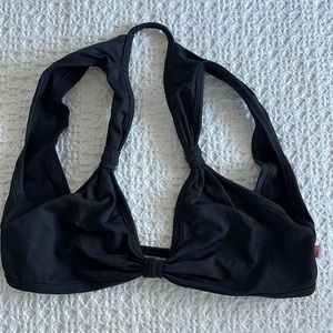 Shakti yoga top, bra, activewear, like-new, M, Black/White(lined)